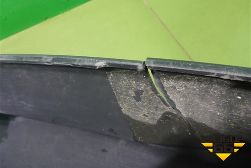 Юбка переднего бампера (57A807061) для Skoda Karoq с 2017г (Карок)