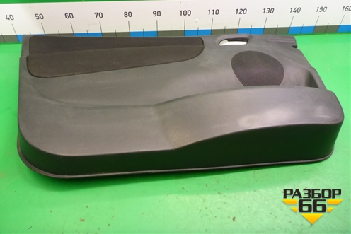 Обшивка двери передней левой под электрику (5ти дверный кузов) (96502525ZD) для Peugeot 207 с 2006-2015г