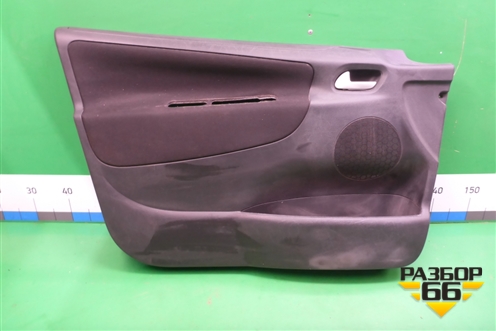Обшивка двери передней левой под электрику (5ти дверный кузов) (96502525ZD) для Peugeot 207 с 2006-2015г