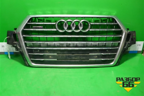 Решетка радиатора (до 2019г под парктроник) (4M0853651F) для Audi Q7 c 2015г (Ку 7)