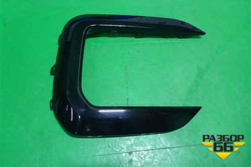 Накладка переднего бампера правая (760853664A) для Volkswagen Touareg с 2018г (Туарег)