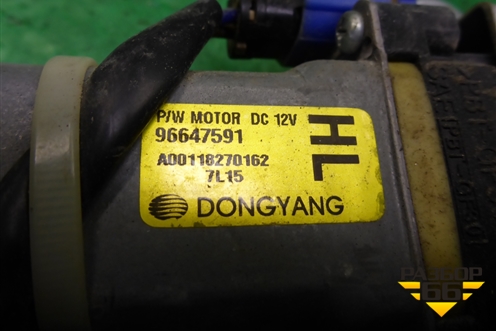 Стеклоподъёмник электрический задний левый для Chevrolet Epica с 2006г (Эпика)