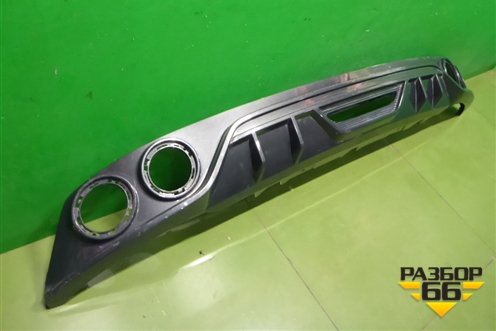 Юбка заднего бампера (602002301AA) для Chery Arrizo 8 с 2022г (Арризо 8)