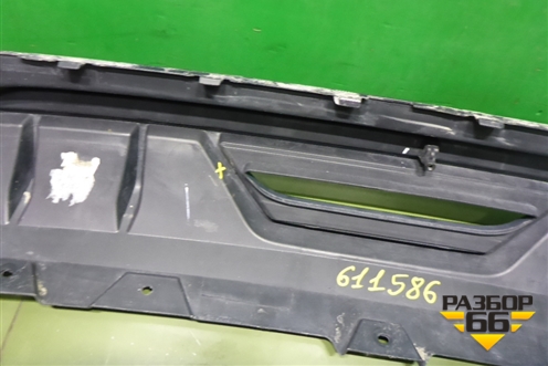 Юбка заднего бампера (602002301AA) для Chery Arrizo 8 с 2022г (Арризо 8)