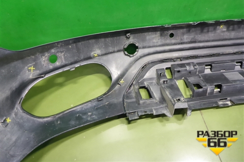 Юбка заднего бампера (под парктроник) (6600208884) для Geely Tugella с 2019г (Тугелла)