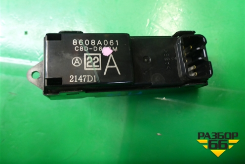 Кнопка стеклоподъёмника (двери передней правой) (8608A061) для Mitsubishi Outlander XL с 2006-2012г (Аутлендер ХЛ)