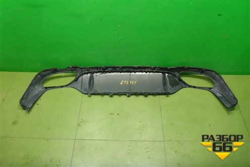 Юбка заднего бампера (A2138851801) для Mercedes Benz E-Klass W213 с 2016г (Е)