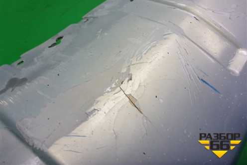 Накладка заднего бампера (6400A422) для Mitsubishi Outlander XL с 2006-2012г (Аутлендер ХЛ)