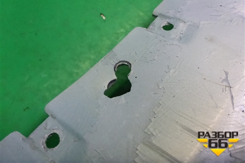 Накладка заднего бампера (6400A422) для Mitsubishi Outlander XL с 2006-2012г (Аутлендер ХЛ)