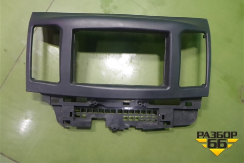 Рамка магнитолы (2din) для Mitsubishi Lancer-X с 2007г (Лансер)