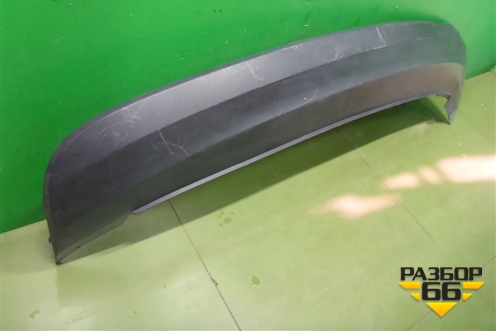 Юбка заднего бампера (5JH807521) для Skoda Rapid с 2013г (Рапид)