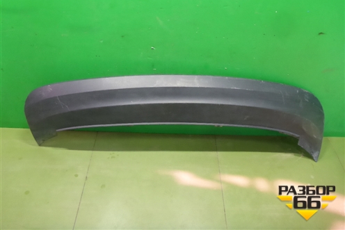 Юбка заднего бампера (5JH807521) для Skoda Rapid с 2013г (Рапид)