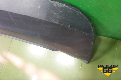 Юбка заднего бампера (5JH807521) для Skoda Rapid с 2013г (Рапид)