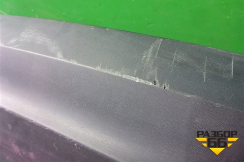 Юбка заднего бампера (5JH807521) для Skoda Rapid с 2013г (Рапид)