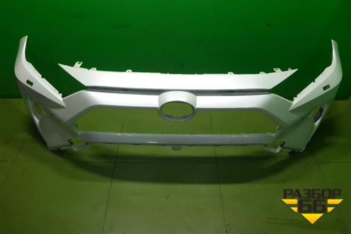 Бампер передний (под парктроник и омыватели) (521190R280) для Toyota Rav-4 с 2018г (Рав 4)