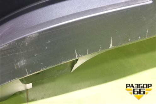 Юбка заднего бампера (57A807835) для Skoda Karoq с 2017г (Карок)