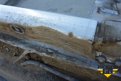 Порог со стойкой правый для Skoda Superb с 2001-2008г (Суперб)