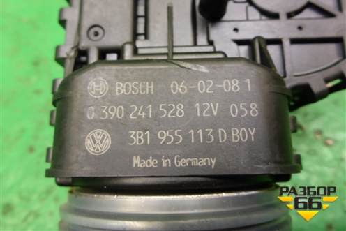 Моторчик стеклоочистителя передний (3B1955113D) для Skoda Superb с 2001-2008г (Суперб)