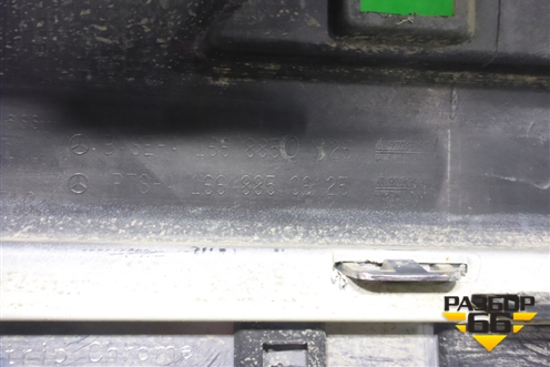 Бампер задний (после 2014г под парктроник) (A1668850325) для Mercedes Benz ML-Klass W166 c 2011г (МЛ)