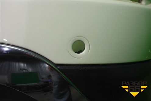 Бампер задний (после 2014г под парктроник) (A1668850325) для Mercedes Benz ML-Klass W166 c 2011г (МЛ)