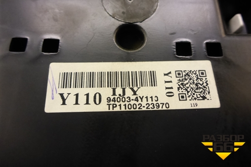 Щиток приборов МКПП (940034Y110) для Kia Rio с 2011-2016г (Рио 3)