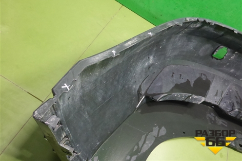 Юбка заднего бампера (565807521) для Skoda Kodiaq с 2017г (Кодиак)