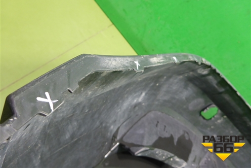 Юбка заднего бампера (565807521) для Skoda Kodiaq с 2017г (Кодиак)