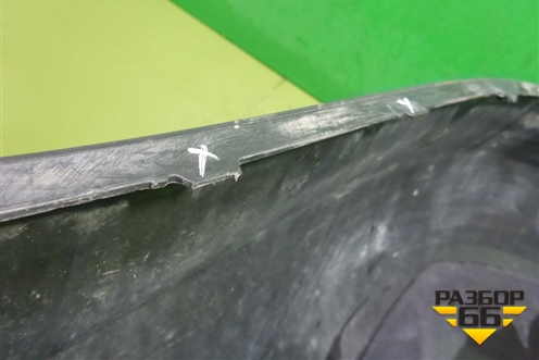 Юбка заднего бампера (565807521) для Skoda Kodiaq с 2017г (Кодиак)