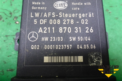 Блок управления светом (A2118703126) для Mercedes Benz CLS C219 с 2004-2010г (ЦЛС)