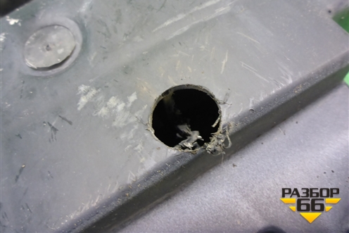 Кронштейн заднего бампера правый (9652703280) для Citroen C4 с 2005-2011г (С4)