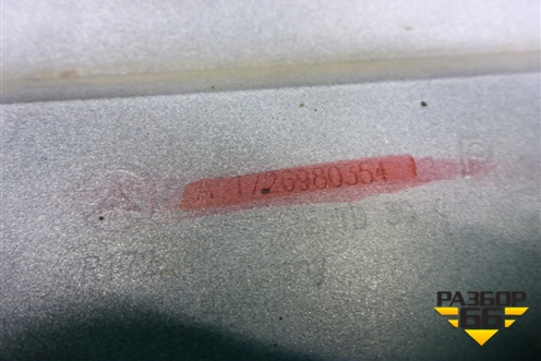 Накладка на порог наружная правая (A1726980354) для Mercedes Benz SLK R172 с 2010-2016г (СЛК)