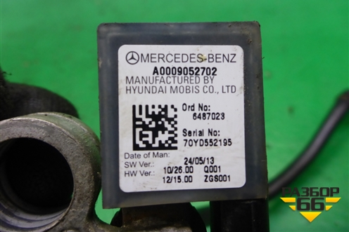 Клемма аккумулятора минус (A0009052702) для Mercedes Benz SLK R172 с 2010-2016г (СЛК)