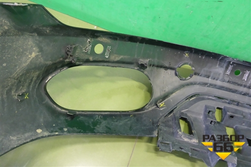 Юбка заднего бампера (под парктроник) (6600208884) для Geely Tugella с 2019г (Тугелла)