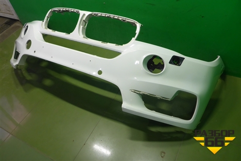 Бампер передний (под парктроник и омыватели) (51117294480) для BMW X5 F15 с 2013г (Х5 Ф15)