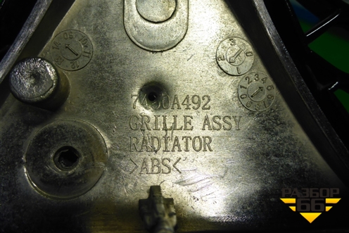 Решетка радиатора (до 2012г) (7450A492) для Mitsubishi Lancer-X с 2007г (Лансер)