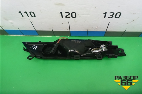 Ручка внутренняя двери задней правой (5JA837221C) для Skoda Rapid с 2013г (Рапид)