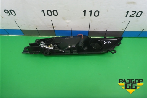 Ручка внутренняя двери задней правой (5JA837222C) для Skoda Rapid с 2013г (Рапид)