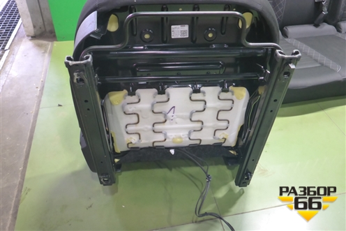 Сиденья комплект (с AIR BAG, передние и задние с обогревом) для Skoda Rapid с 2013г (Рапид)