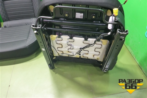 Сиденья комплект (с AIR BAG, передние и задние с обогревом) для Skoda Rapid с 2013г (Рапид)