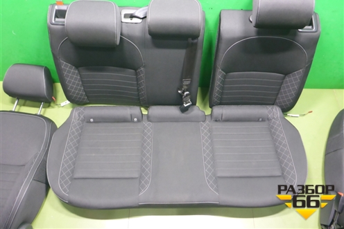 Сиденья комплект (с AIR BAG, передние и задние с обогревом) для Skoda Rapid с 2013г (Рапид)