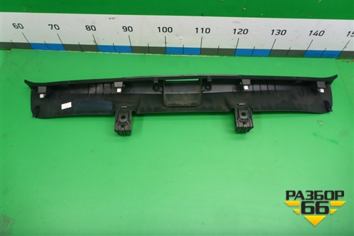 Обшивка багажника на заднюю панель (лифтбэк) (5JA863485B) для Skoda Rapid с 2013г (Рапид)