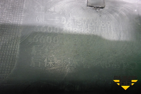 Юбка заднего бампера (под парктроник) (6600208884) для Geely Tugella с 2019г (Тугелла)