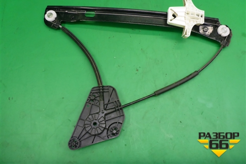 Стеклоподъёмник электрический задний левый (без моторчика) для Skoda Rapid с 2013г (Рапид)