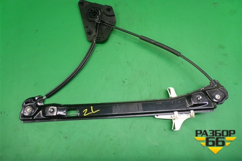 Стеклоподъёмник электрический задний левый (без моторчика) для Skoda Rapid с 2013г (Рапид)