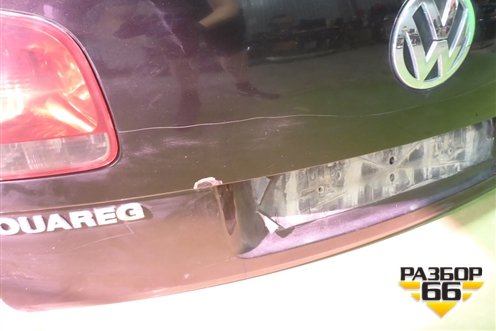 Дверь багажника со стеклом для Volkswagen Touareg c 2002-2010г (Туарег)