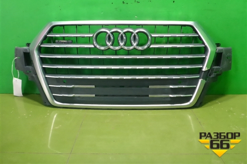 Решетка радиатора (до 2019г под парктроник) (4M0853651F) для Audi Q7 c 2015г (Ку 7)