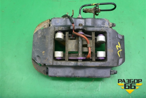 Суппорт задний левый (4х поршневой) для Volkswagen Touareg c 2002-2010г (Туарег)