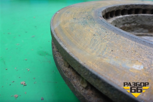 Диск тормозной передний вентилируемый для Volkswagen Touareg c 2002-2010г (Туарег)