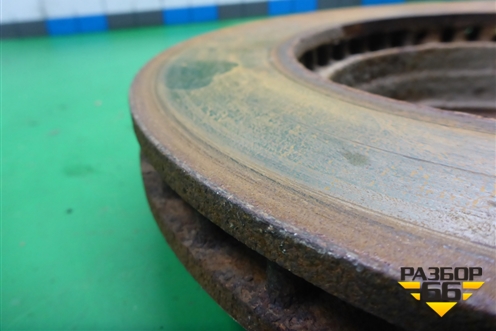 Диск тормозной передний вентилируемый для Volkswagen Touareg c 2002-2010г (Туарег)