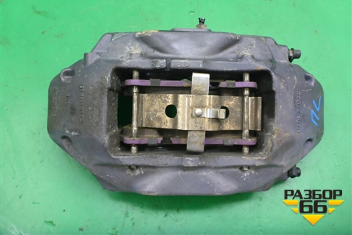 Суппорт передний левый (4х поршневой) для Volkswagen Touareg c 2002-2010г (Туарег)